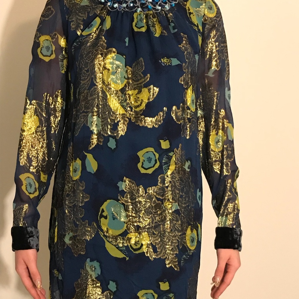 Blue dress